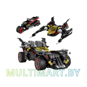Конструктор Lepin 07077 Крутой Бэтмобиль (1496 деталей) картинка 4